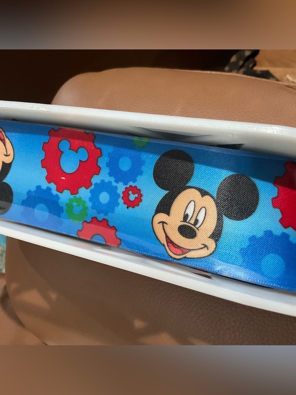 Disney Mickey Mouse Gears Grosgrain Ribbon 2” Wide 15 Yards Simplicity Trim NEW